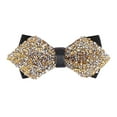 thumbnail image 1 of Mens Black Tie Computer Cord Ties Ties Tomato for Garden Hair Fine Hair Fuzzy Men's Year's Eve Party Suit Rhinestone Bow Tie Wedding Groomsmen Formal Bow, 1 of 3