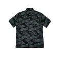thumbnail image 1 of Mens Black Tropical Hawaiian Air Classic Fit Short Sleeve Button-Down Shirt S, 1 of 1