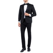 Mens Black Tuxedo, Jacket Slim Fit Notch Lapel