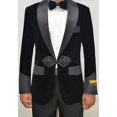 thumbnail image 1 of Mens Black Velvet Shawl Collar Jacket Alberto Smoking, 1 of 1