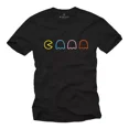 thumbnail image 1 of Mens Black Vintage Nerd IT Gift Computer Freak with Gamer T-Shirt, 1 of 2
