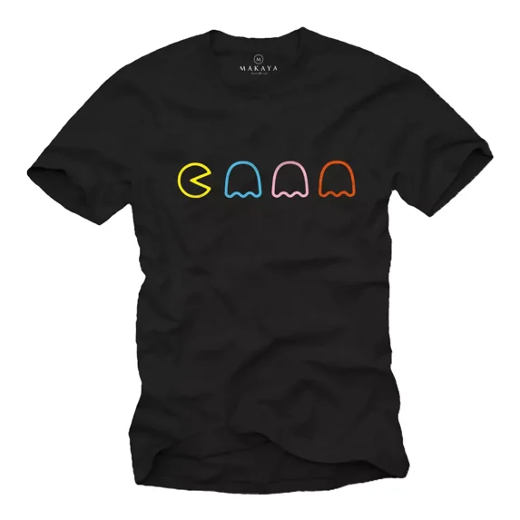 Mens Black Vintage Nerd IT Gift Computer Freak with Gamer T-Shirt