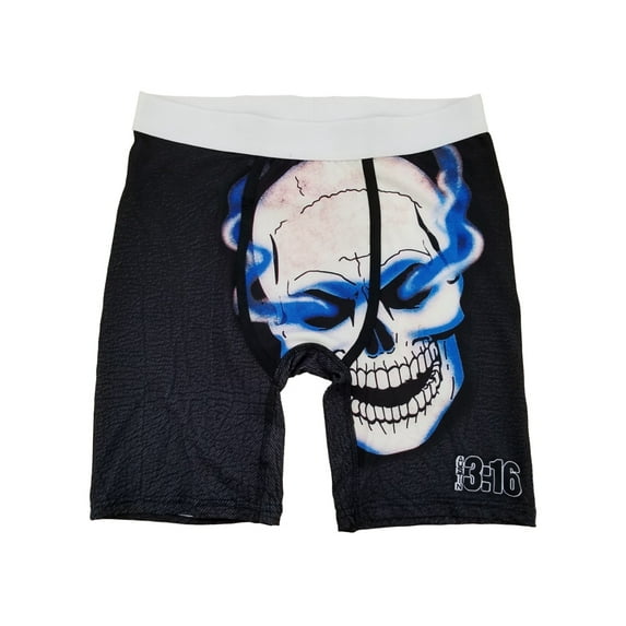 Mens Black WWE Stone Cold Steve Austin FocusFit Boxer Briefs Underwear