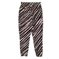 thumbnail image 1 of Mens Black White & Red Zebra Stripe Sleep Pants Lounge Pants Pajama Bottoms S, 1 of 1