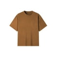 thumbnail image 1 of Mens Blank Drop Shoulder Short Sleeve Tshirt Crew Neck Summer Cotton Tee Tops, 1 of 4