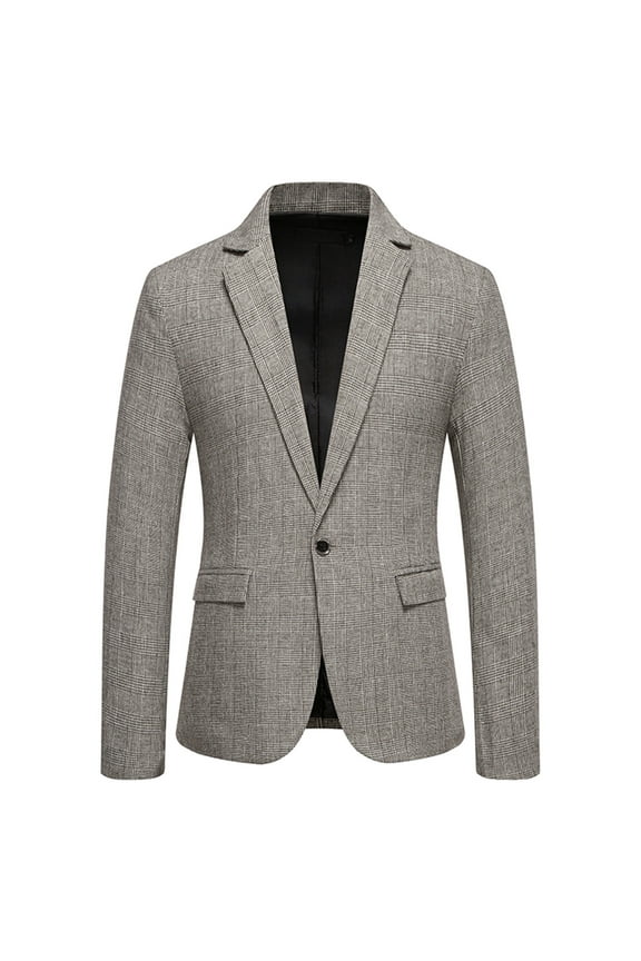 Mens Blazer Floral Suit Jacket Slim Fit One Button Suit Jacket for Parties Weddings Banquets Proms