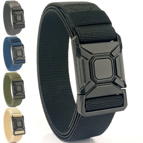 Mens Blets Quick Release Heavy Duty Belts Srentchy Nylon Belt for Outdoor Hiking Camping Work