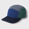thumbnail image 1 of VONCOS Mens Blue Color Block Dad Hat 5-Panel Cap, Lightweight Polyester Breathable Casual Outdoor Summer Hat, One Size Fits Most,Size Free Size, 1 of 3