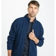 thumbnail image 1 of Mens Blue Irish Wool Sweater Made By Aran Woollen Mills, Size XX-Large, 1 of 6