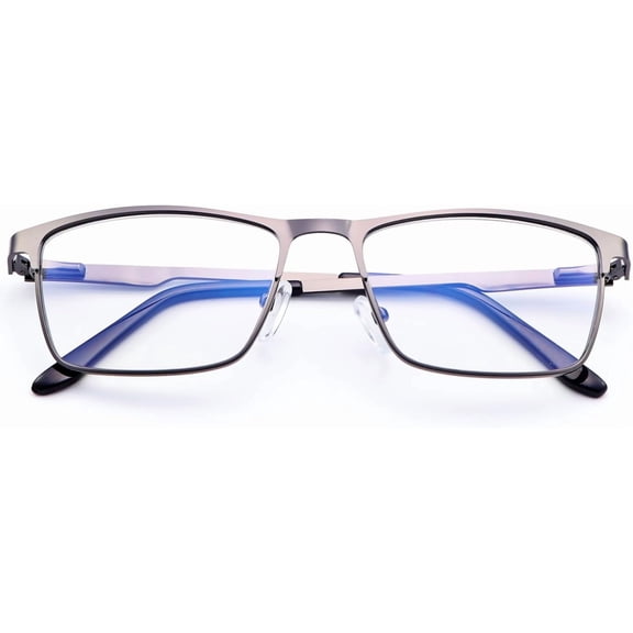 Mens Blue Light Glasses Men Computer Gaming BlueLight Blocking Glasses Metal Anti Clear Lens Eye Protection