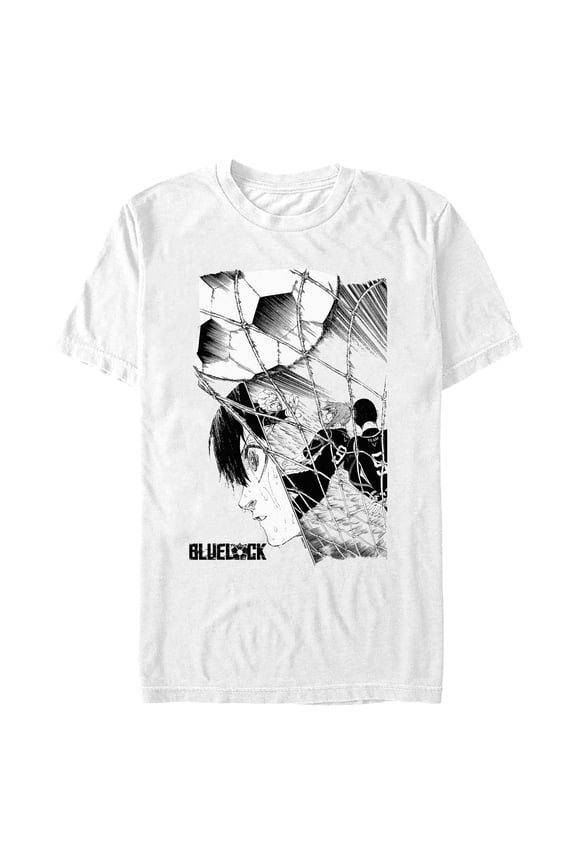 Mens Blue Lock Goal Zoom Panel T Shirt