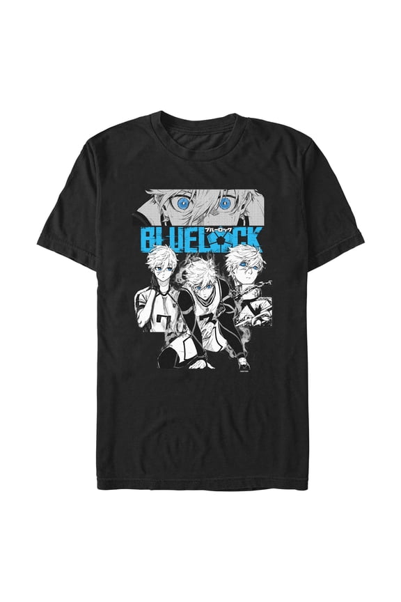 Mens Blue Lock Nagi Collage T Shirt