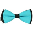 thumbnail image 1 of Mens Blue and Black Formal Event Pre-Tied Bow Tie, 1 of 3