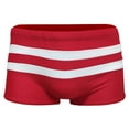 Mens Board Shorts Swimwear,Men's Striped Spliced Back Zipper Pocket