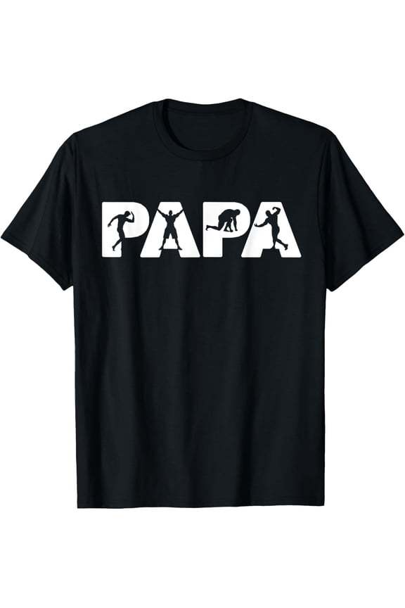 Mens Body Builder Dad Funny Papa Body Building Father T-Shirt