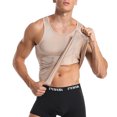 thumbnail image 1 of Mens Body Shaper Slimming Shirt Compression Vest Elastic Slim Shapewear Abs Abdomen Control Shirt, 1 of 6