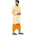 thumbnail image 1 of Mens Bollywood Style Indian Handmade Silk Blend Ethnic Party Wear Dhoti Kurta, 1 of 2