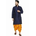 thumbnail image 1 of Mens Bollywood Style Indian Handmade Silk Blend Ethnic Party Wear Dhoti Kurta, 1 of 2