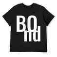 thumbnail image 1 of Mens Bond Short Sleeve T-Shirt Black, 1 of 5