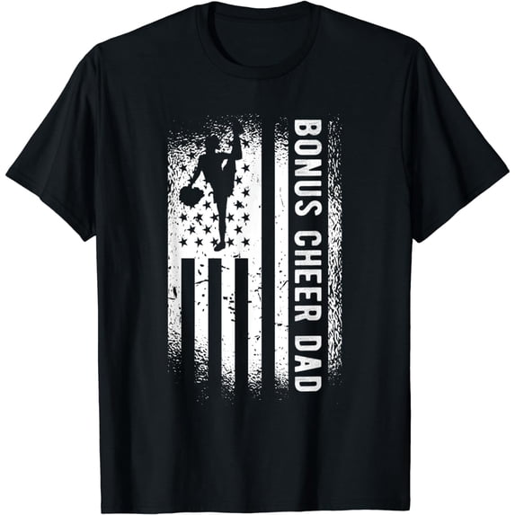Mens Bonus Cheer Dad - Cheer Step Dad T-Shirt