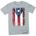 thumbnail image 1 of Men's Boricua T-shirt Puerto Rico Flag national parade day Tee Shirt (X-Large Grey), 1 of 6