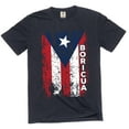 thumbnail image 1 of Men's Boricua T-shirt Puerto Rico Flag national parade day Tee Shirt, 1 of 6