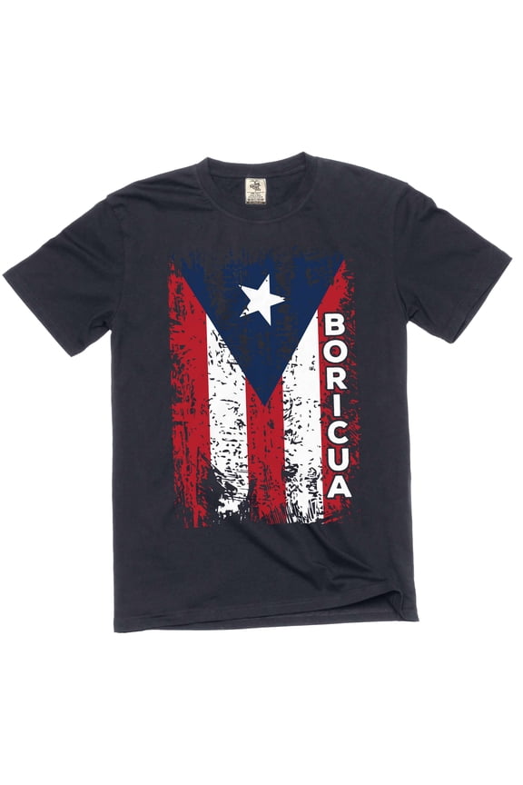 Men's Boricua T-shirt Puerto Rico Flag national parade day Tee Shirt