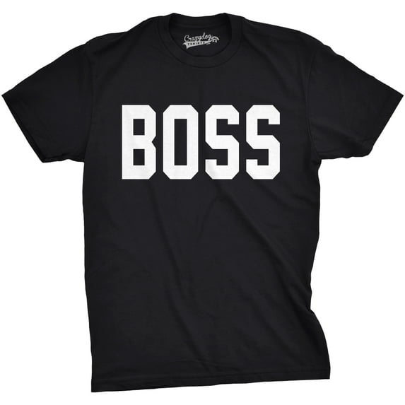 Mens Boss Shirt Funny T shirts for Dads Hilarious Matching Tees for Family T shirt Graphic Tees
