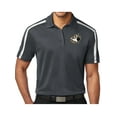 thumbnail image 1 of Mens Bowling Pins Crashing Premium Polo Shirt - Steel Grey/White, Small, 1 of 2