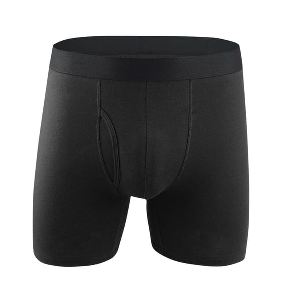 Mens Boxer Briefs Cotton Underwear Pack No Ride up Regular Stretch Elastic Wide Band Boxer Briefs Multipack Available