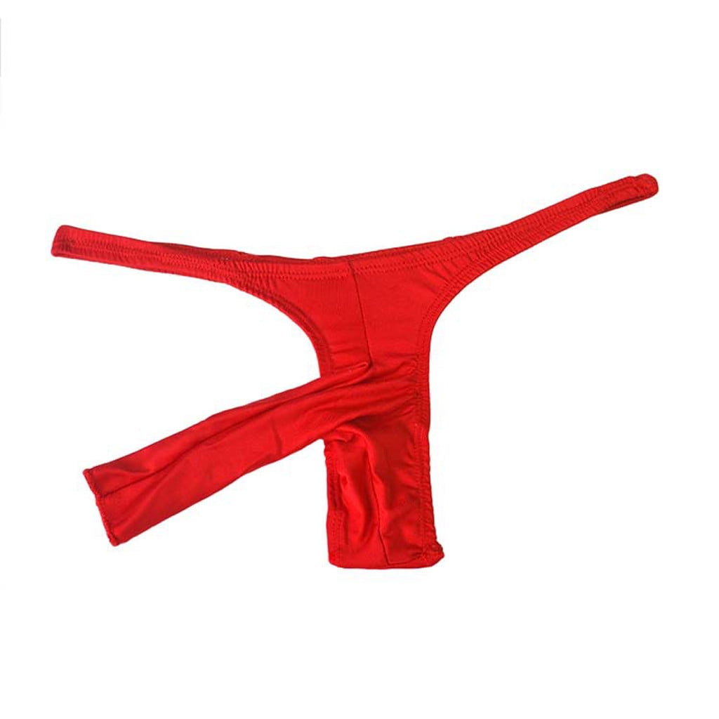 Mens Boxer Briefs Fashion Sretch T-back Micro Thong Underwear Panties ...