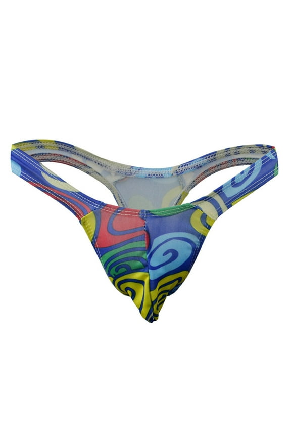 Mens Boxer Briefs Fashion Sretch T-back Micro Thong Underwear Panties