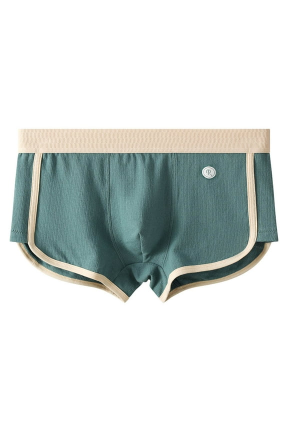 Mens Boxer Briefs Front Pouch Boyshorts Panties Soft Comfort Lightweight Breathable Underwear