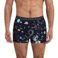 Mens Boxer Briefs Galaxy2 Breathable Stretch Mens Underwear Athletic