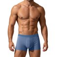 thumbnail image 1 of Mens Boxer Briefs Seamless Mid Rise Breathable Underwear for Men, 1 of 4