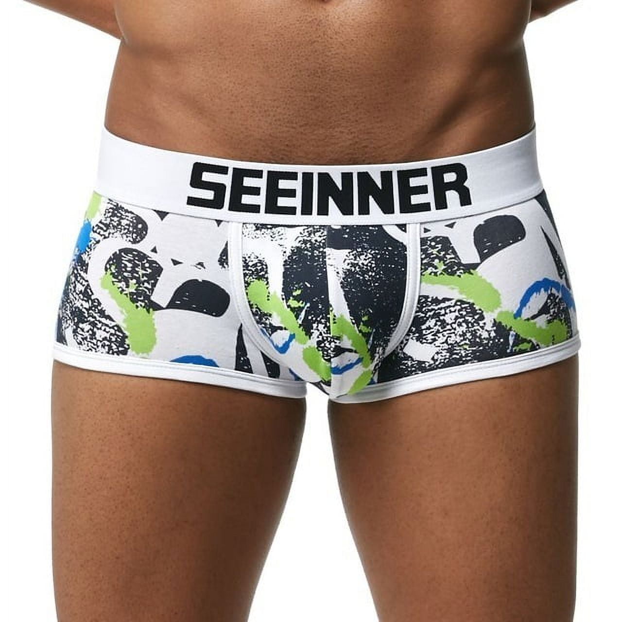 Slip Seeinner Men's Underwear Sexy Youth Cotton Solid Color Men's