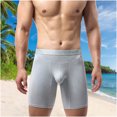 thumbnail image 1 of Mens Boxer Briefs XL, Sky Blue - Cotton Modal Blend, Contoured Pouch, Breathable, Anti-Chafing Waistband for Daily Wear & Workouts, 1 of 5