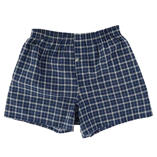 DDI 2368005 Mens Boxer Shorts, Assorted Plaid - Medium - Case of