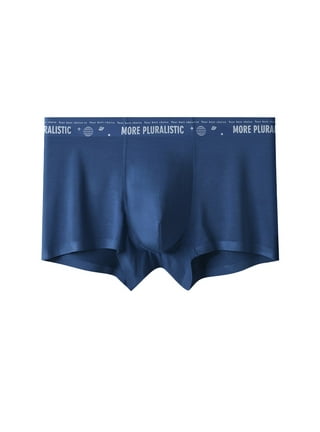 ZONBAILON Men's Sexy Underwear Bulge Pouch Ice Silk Underpants Low Rise  Trunks Short Leg Boxer Briefs 