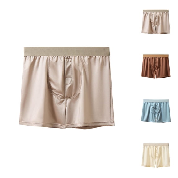 Mens Boxer Underwear Soft Comfortable Lightweight Breathable Loose Lounge Boxer Shorts