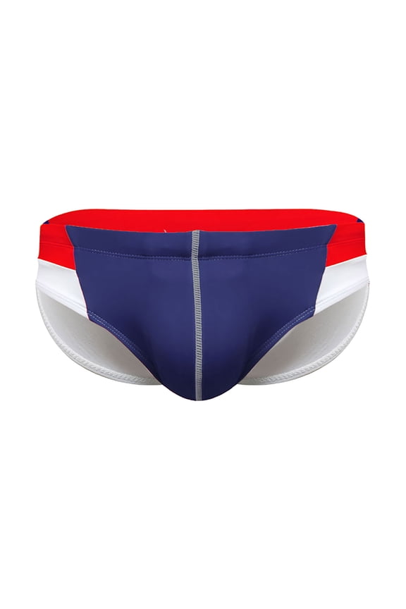 Mens Boxers Briefs Strethcy Comfy Soft Underwear Sports Workout Performance Training Mid Rise Boxers Dark Blue L