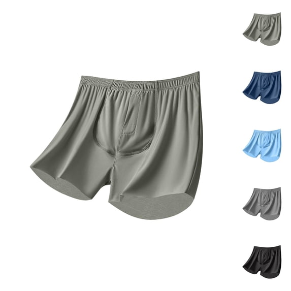 Mens Boxers Lightweight Breathable Loose Fit Lounge Boxer Shorts Underwear