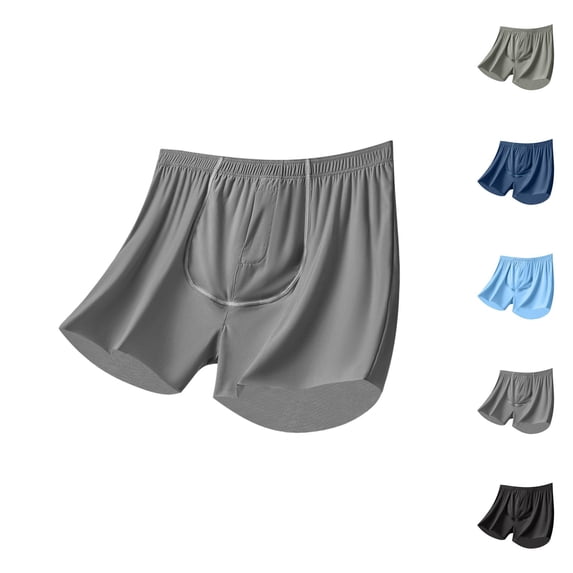 Mens Boxers Lightweight Breathable Loose Fit Lounge Boxer Shorts Underwear