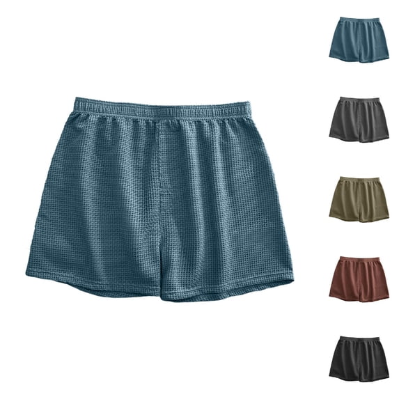 Mens Boxers Lightweight Breathable Mesh Loose Lounge Boxer Shorts Underwear