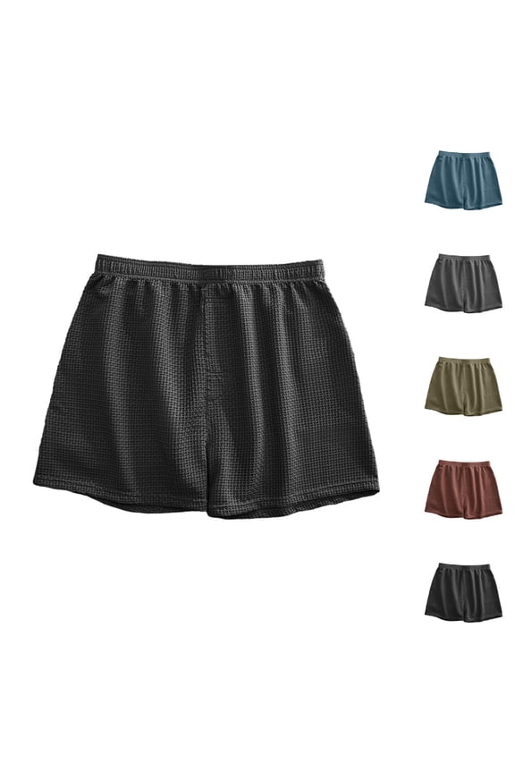 Mens Boxers Lightweight Breathable Mesh Loose Lounge Boxer Shorts Underwear