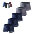thumbnail image 1 of Mens Boxers Shorts Multipack 5 Pack - Cotton Boxers for Men Underwear Trunks Retro Mens Underpants Tagless Anti Chafing Gray XXL, 1 of 3