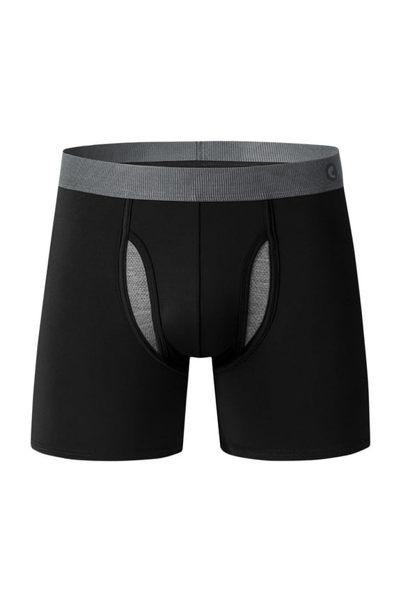 Mens Boxers for Men Underwear Shorts - Soft Loose Comfortable Breathable with Open Fly Pouch