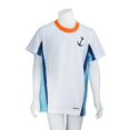 thumbnail image 1 of Mens / Boys Rash Guard Mesh Swim T-shirt by Abstract (7, White Short Sleeve), 1 of 2