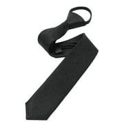 Mens Boys Solid Color Zipper Ties Necktie Pre-tied Business Skinny Neck Tie Party Wedding Club Suit Neckwear