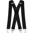 thumbnail image 1 of Mens Braces 4 cm Wide 1.5 inch Heavy Duty Suspenders for Trousers with 4 Strong Metal Clips Adjustable and Elastic for Men and Woman X Form…, 1 of 1
